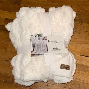 Koolaburra (by UGG) White Faux Fur Throw